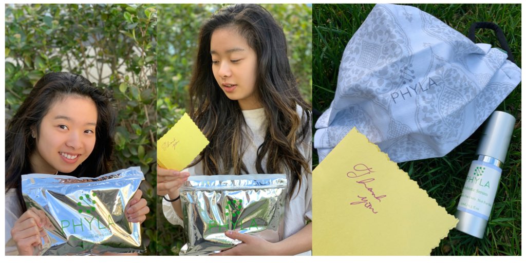 JennyGlutenFree's tweet image. Kiddo got a special gift from @phylabiotics Wearing a mask everyday during our donation route has been rough on her teenage skin, she loves the probiotic serum &amp;amp; has been using it everyday! She keeps your note on her mirror to keep her motivation. #standformore #mondaymotivation