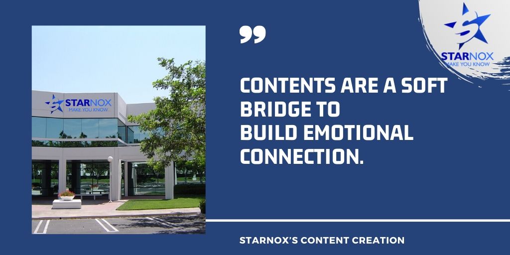 Starnox1's tweet photo. Contents are a soft bridge to build emotional connection. 

Starnox’s Content creation
#starnox #socialmediamarknadsföring #marknadsföring #socialamedia #digitalmarknadsföring # affiliatesmarknadsföring #influensersmarknadsföring #contentcreation #logodesign https://t.co/AmcmNnwyP5