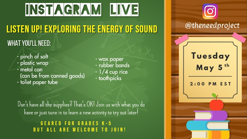 The Need Project On Twitter Join Us Live Tomorrow Tuesday 5 5