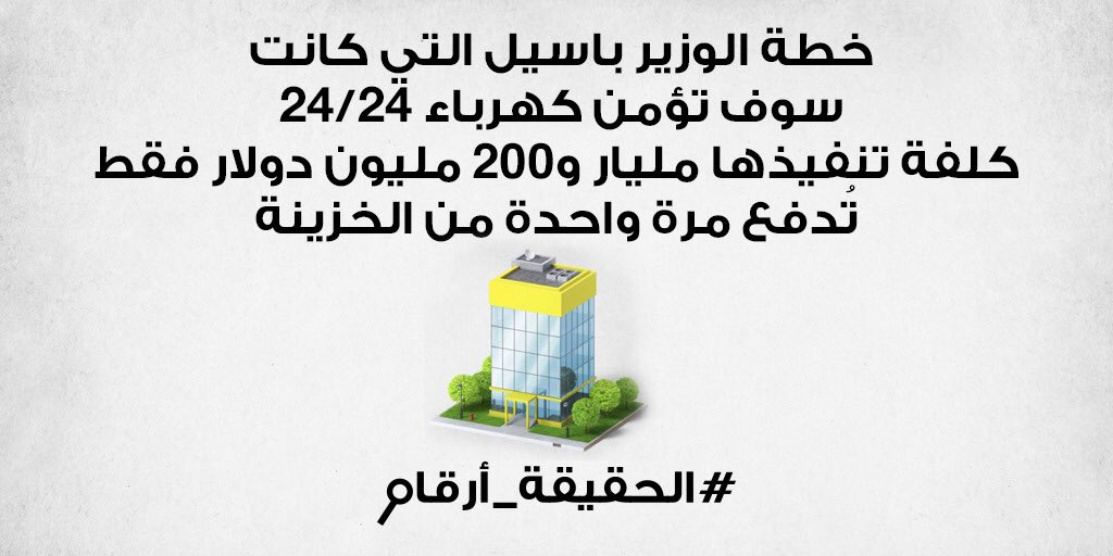 Maya_k32's tweet photo. من الذي يعرقل مشروع الكهرباء 
#الحقيقة_أرقام https://t.co/Z8f7qlT9j9