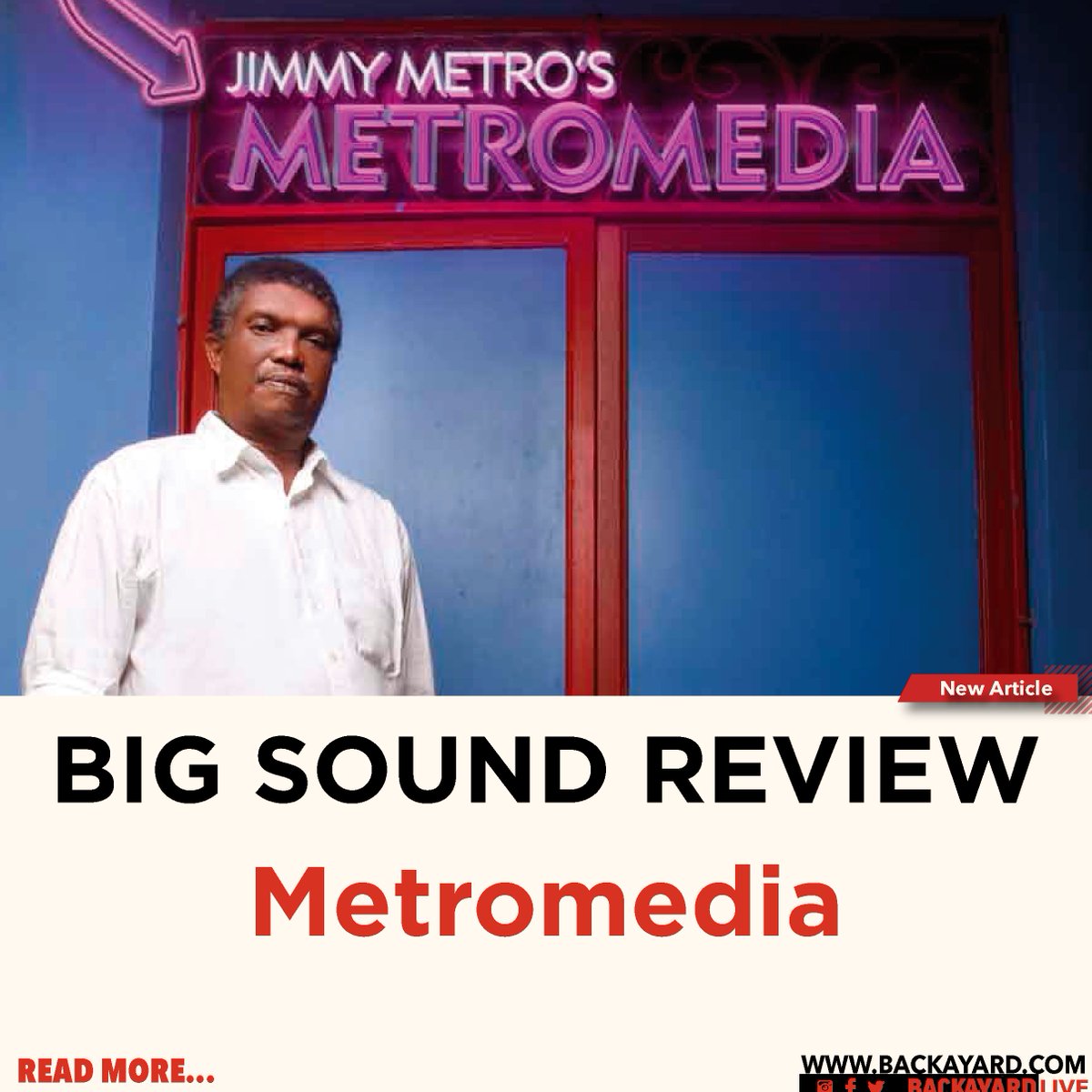 backayardlive's tweet photo. @metromediasoundsystem; THE original, sound system in Jamaica 👊
Check out the article here, https://t.co/VASuVodD9b
Article by: @amilnal

#backayard #backayardlive #backayardmagazine #BAY #BAYTEAM #kingston #jamaica #trysellthis #mushashtageverything #reggae #dancehall #music https://t.co/W7UXPuE65B