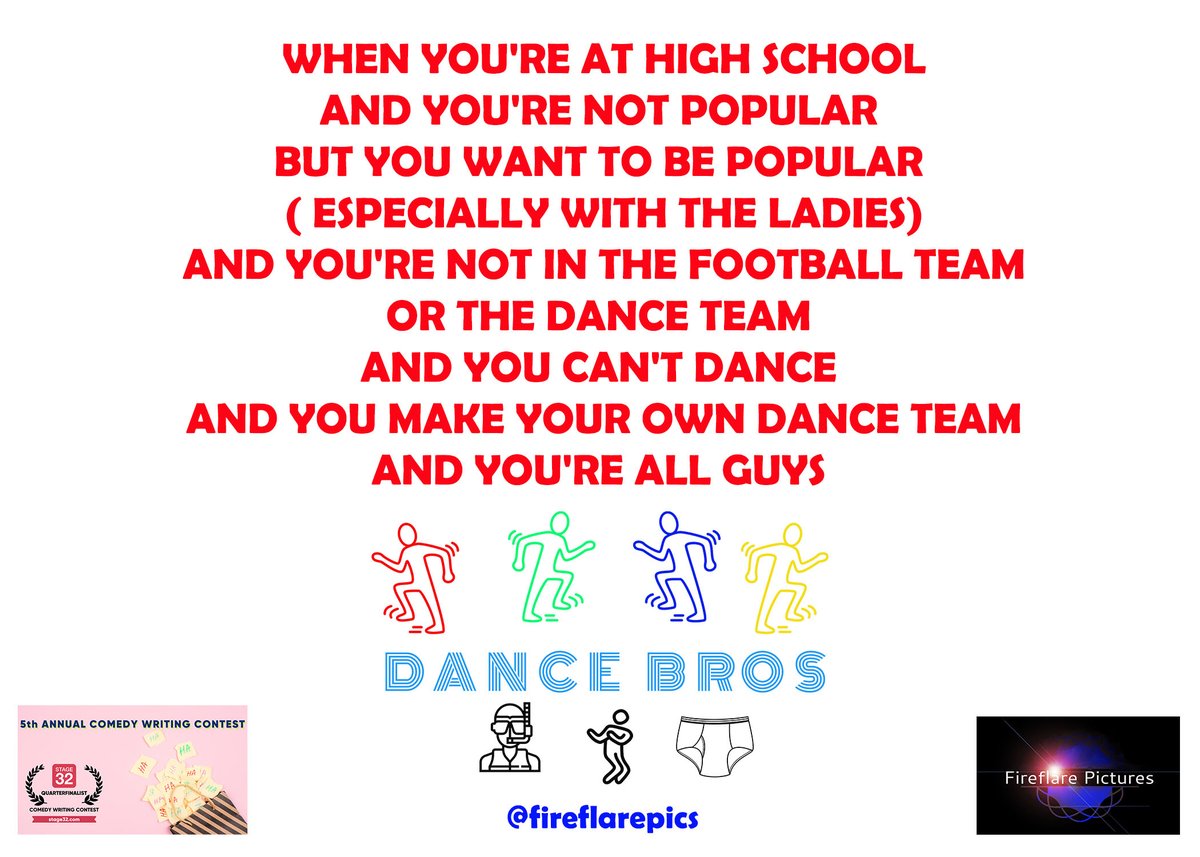 fireflarepics's tweet photo. A group of high school outcasts form a dance team in order to compete against their long-standing bullies in this coming of age feature film comedy. It's Superbad meets Step-Up. https://t.co/SQcdPb7FTG for more information #dance #film #filmfinance #comedy https://t.co/PwRUsfz3r1