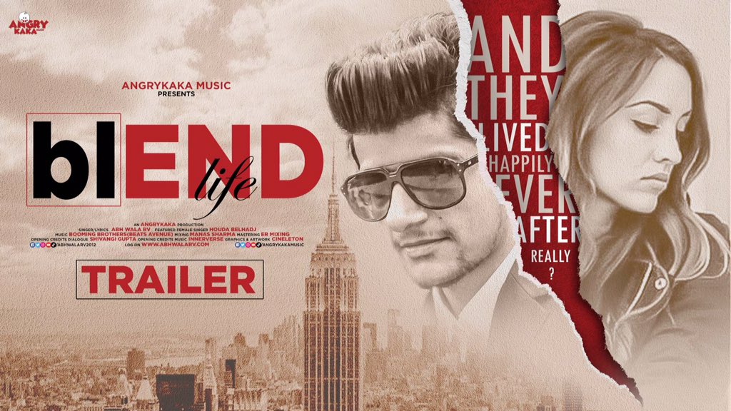 ABHwalaRV2012's tweet photo. From the Makers of #TheFlipperSong
Trailer of RV’s new song ‘blEND life’ OUT NOW on YOUTUBE 
👉 https://t.co/WSsvwtOE3g
MUST WATCH https://t.co/Sw0l33pWog