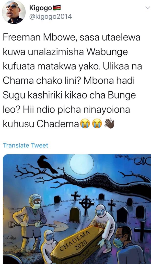 kigogo2014's tweet photo. MATAGA mnahangaika sana yaani! Hivi Makonda hunaga kazi ya kufanya na  hizo hela? Dickson Mpemba endelea tu na huu ujinga soon utakaa kwenye reli NTAKUFURAHISHA yaani! https://t.co/QNVOxbPvTa