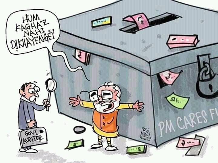 rattler_uno's tweet photo. @BJP4India @ShahnawazBJP If you’re so concerned why don’t you pay from your party fund? Or better yet from PMCARE, why is that money being collected?
#StopPRsaveIndia https://t.co/3DZ6SuhYu5