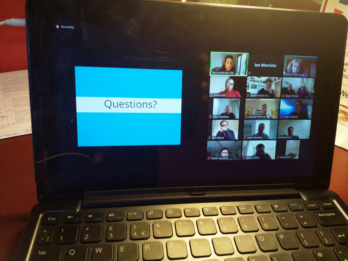 The new normal as the Accelerator Academy <a href="/XLR8Ruk/">The Accelerator Network</a> continues to support great #startups fully remotely. Welcome back to our research expert Sandra Pickering <a href="/opento/">esp</a> #WinningFromHome