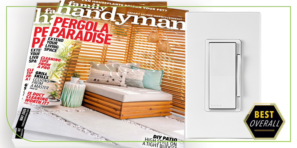 Leviton's tweet photo. Our Decora Smart Wi-Fi Dimmer was named the Best Overall for Smart Dimmer Switches by @Family_Handyman.
Learn more: https://t.co/QJXuA8jioi
#BestOverall #BestDimmer #SmartHome #SmartHomeTechnology #SmartDimmer #Wifi #WifiDimmer https://t.co/ARb3Y0XDfB