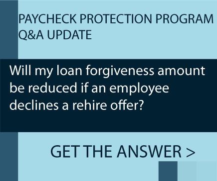 DrsManagement's tweet photo. USDT updates PPP FAQ to address impact of forgiveness amount if employee declines rehire. https://t.co/nIZf5t8OZC #covid19 #healthcare #consulting #PPPloan #PPPloans #USDT https://t.co/VHACDX3Ygz
