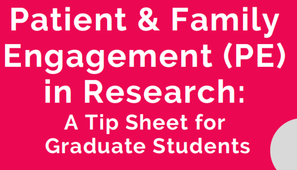 canchildcentre's tweet photo. The "Do’s" and "Don’ts" of patient engagement in research for graduate students, created by Yvonne Brandelli &amp; Rebecca Nesdale-Tucker. Learn more: https://t.co/7zbgxRFQuh https://t.co/tMtRTvJl6z