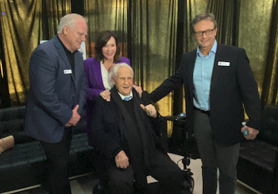 So glad we had the opportunity to spend some time with Coach Shula in January this year.  Rest in peace, Coach! 
Pictured with Director of Outreach, Eric Hipple, and Board Member Kevin Lee.