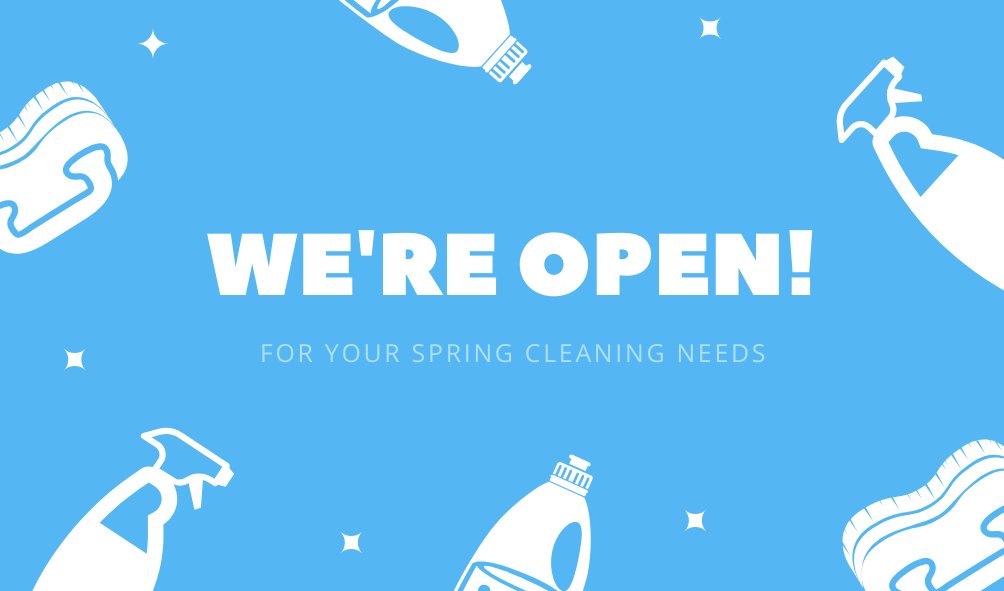 Come see us for all your spring cleaning needs!🧼#starkvillestrong #supportlocal