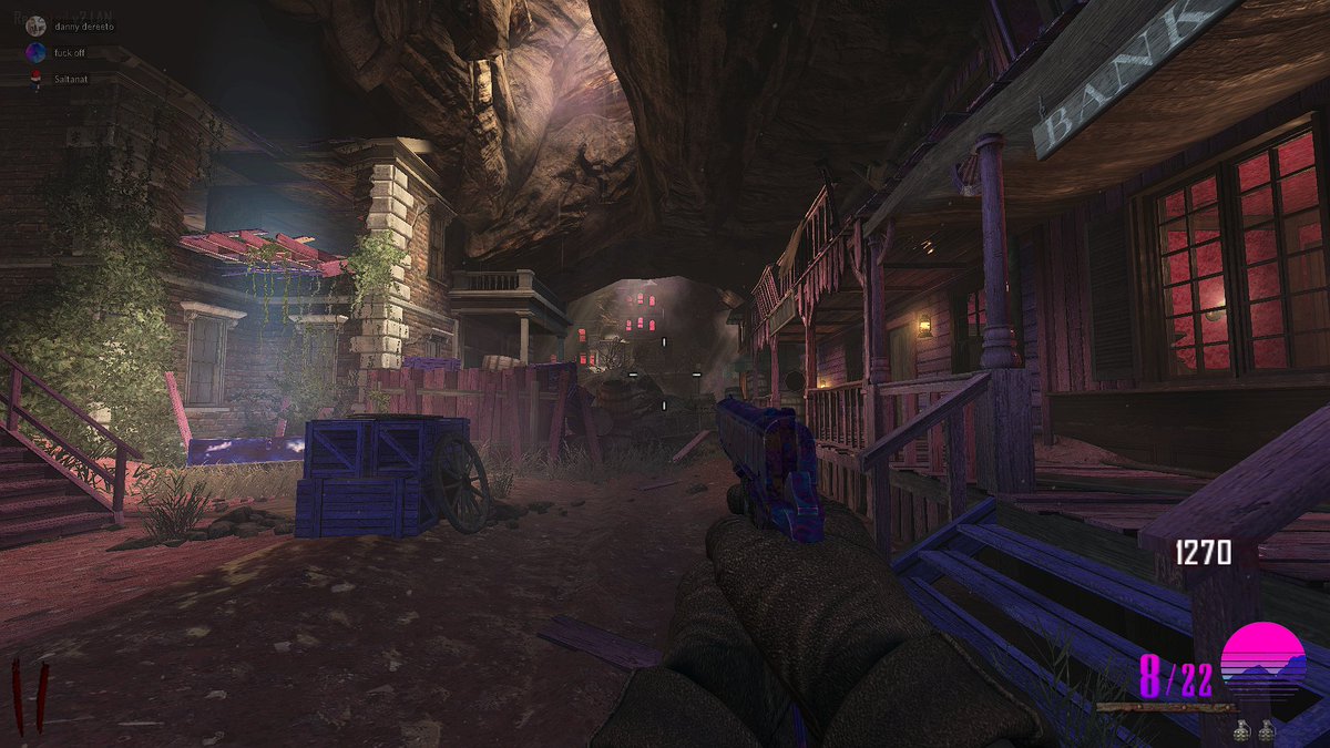 xWunderfuLx's tweet photo. Some people have been asking for my texture pack from Buried, so here it is, including my vaporwave hud &amp; Frenzy Leroy! Enjoy! https://t.co/J4PAnExfnG https://t.co/Uxpx65m5is