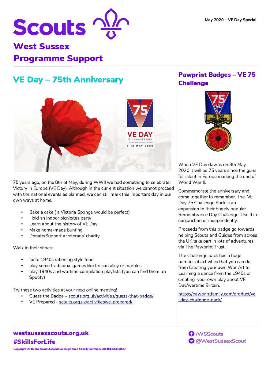 WestSussexScout's tweet photo. The latest edition of the Programme Support newsletter is now live!

https://t.co/6Wxdxp75MO https://t.co/RZGcFyVVIA