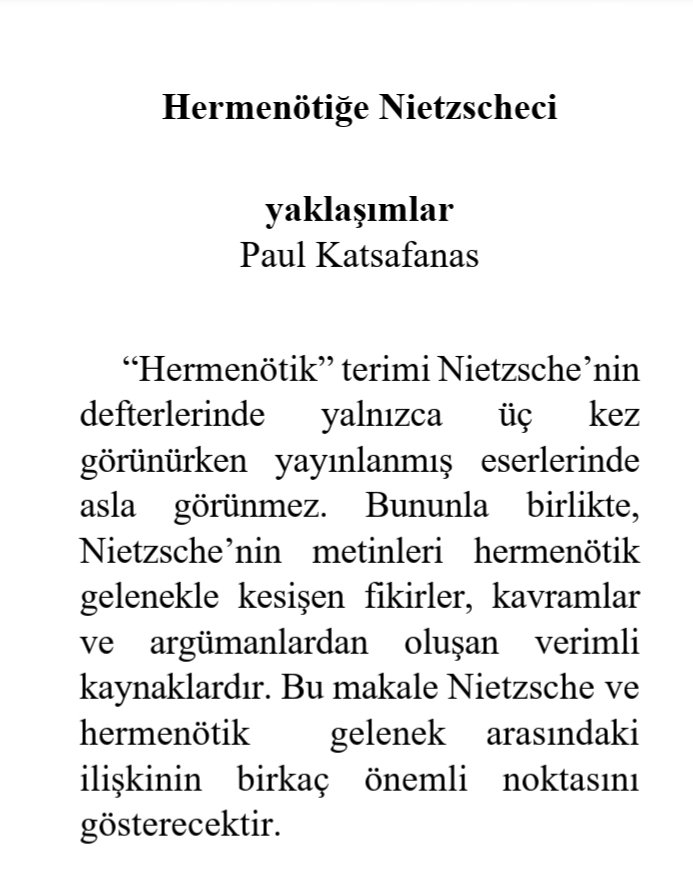 sadikeroler's tweet photo. Hazırlamakta olduğumuz Nietzsche kitabı için literatürde son derece onemli bir makalenin çevirisini bitirdik. Ceviri özge deniz özker ve bana ait. https://t.co/uvV7Xctclb