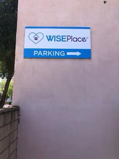 WISEPlace's tweet photo. Our new logo signs are up and representing our mission of shelter and wrap around services. What do you think? 😍
#WISEPlace #EmbraceWomenInNeed #SupportiveHousingOC https://t.co/YMYianVr5i