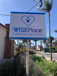 WISEPlace's tweet photo. Our new logo signs are up and representing our mission of shelter and wrap around services. What do you think? 😍
#WISEPlace #EmbraceWomenInNeed #SupportiveHousingOC https://t.co/YMYianVr5i