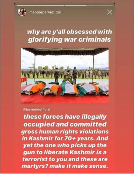 Vaishali0604's tweet photo. Lets make this anti-national famous!
The truth of this girl and its people should be known to the whole country.
Name-Mahoor parvez
JMI 4th year faculty of law.
Sab yaad rakha jaega, har cheez ka hisaab hoga!
#cleanthenation
@PMOIndia @HMOIndia @JmuKmrPolice @DelhiPolice https://t.co/1kmUDW1wEs