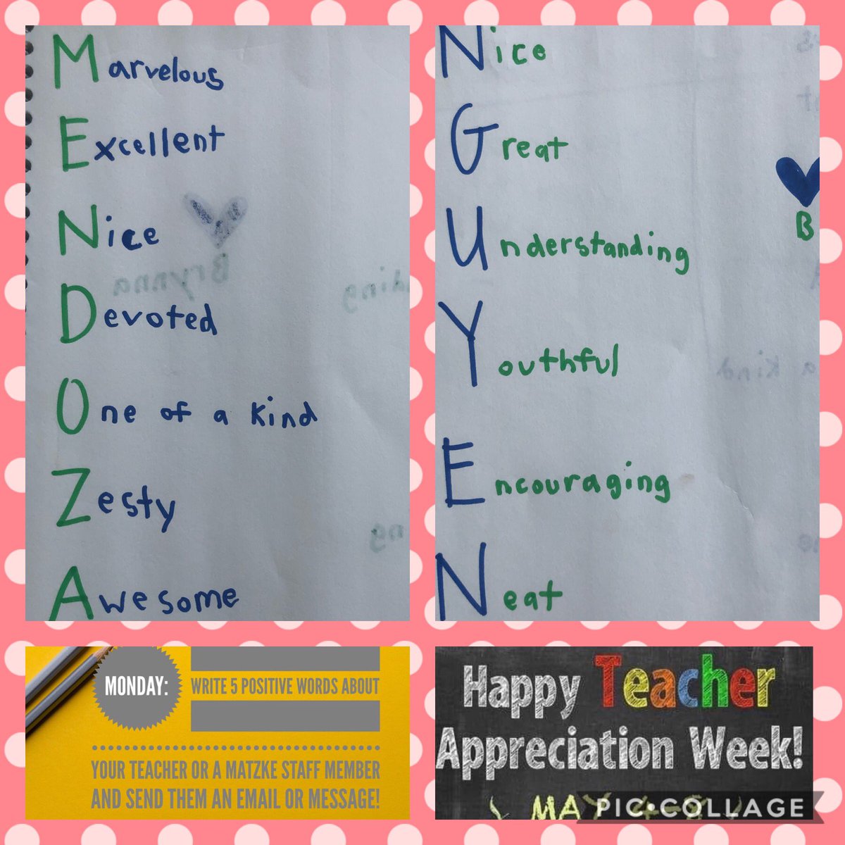 BickhamFam5's tweet photo. Happy Teacher Appreciation Week @2ndGrdAdventure &amp; @Matzke_MsNguyen ! This @MatzkeElemCFISD Wildcat misses you both tremendously! #MatzkeProud https://t.co/bLCxeaZm1j