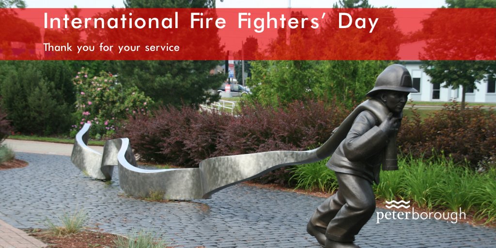 Today is International Firefighters' Day. Thank you to all those serving our community at <a href="/PtboFireRescue/">Peterborough Fire</a>. #staysafe