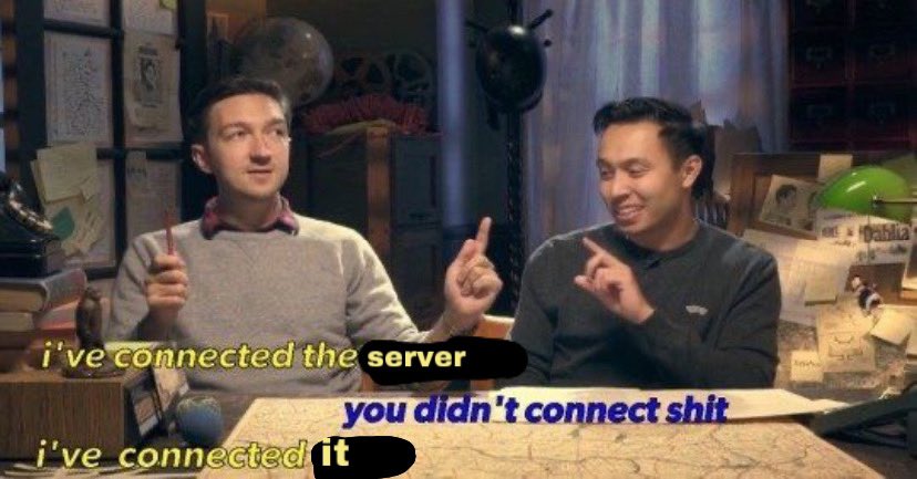 idyllickoo's tweet photo. Cheritz after                   Us 3 seconds
we complain:                  later because 
                                         the server 
                                         crashed again:
#mysticmessenger https://t.co/PwYpilBeXl