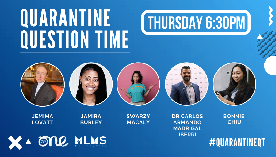 metecoban92's tweet photo. I'm so proud that @MyLifeMySay will be teaming up with @OneYoungWorld to host our first global Quarantine Question Time with young leaders from the US, Mexico, Hong Kong and the UK. 

▶️ Be part of the conversation to discuss the future post #COVID19 https://t.co/Kg9CBxIDuO https://t.co/yvV5Ov53ZY