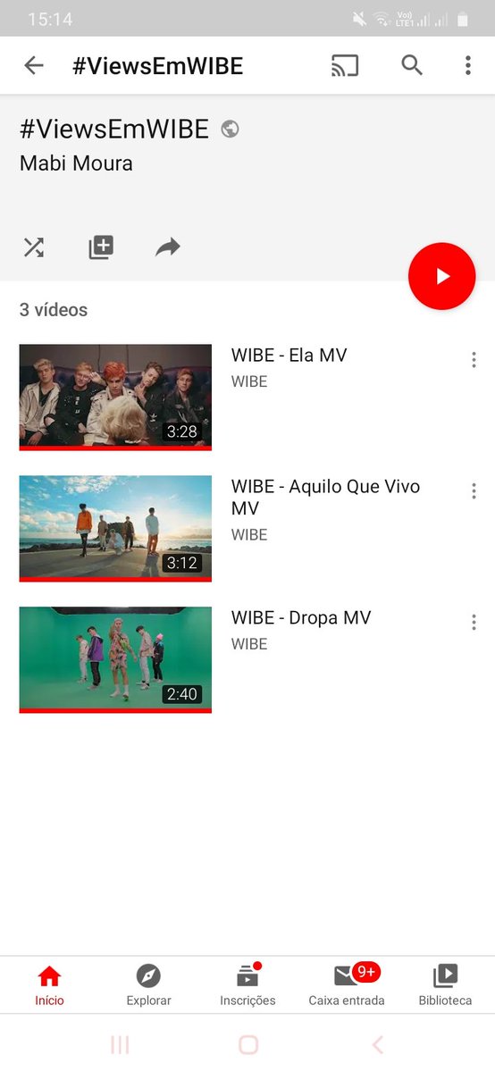 loverswibe's tweet photo. Mutirão #ViewsemWIBE

(+) A meta é fazer esses três vídeos baterem um número x de visualizações, Dropa: 300k, Aquilo que vivo: 600k, Ela: 1 Milhão.

Segue a playlist que nossa ADM do Instagram montou:
https://t.co/HjH1dD1NRA https://t.co/9G7Raiq1Y5