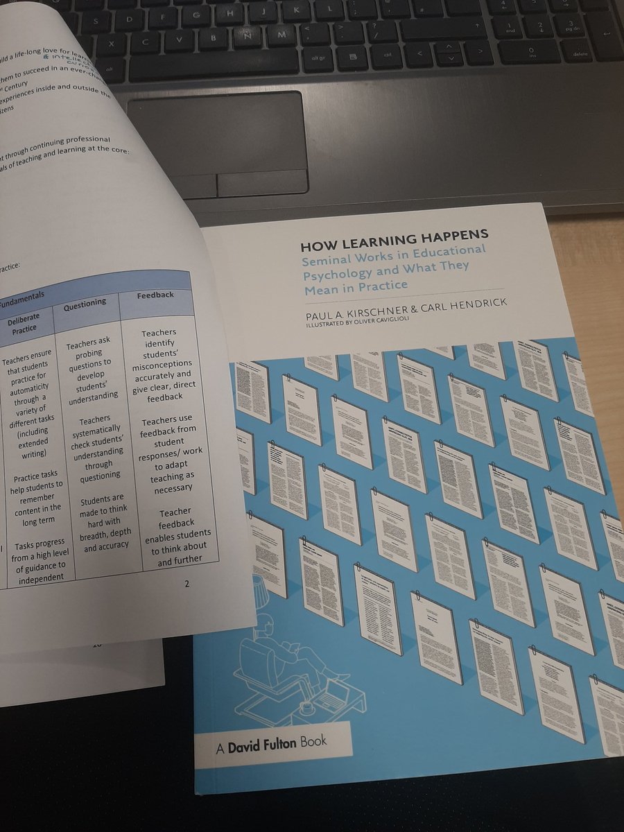 Excited that this book has finally arrived! Just in time as drafting new T&amp;L/CPD policy 🤗 <a href="/P_A_Kirschner/">Paul A. Kirschner</a> <a href="/C_Hendrick/">Carl Hendrick</a> #empoweredbyknowledge