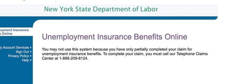 pwwert's tweet photo. @NYSLabor @NYSLabor @NYSDOLCommish. No benefits, no way to contact Anyone to resolve issue. Got a call 4/16. Emails, tweets, phone calls all gone unanswered. Certified weeks on phone, no payment, Wishing for a miracle at this point. Please help! @NYGovCuomo https://t.co/ZXdTFATgtz