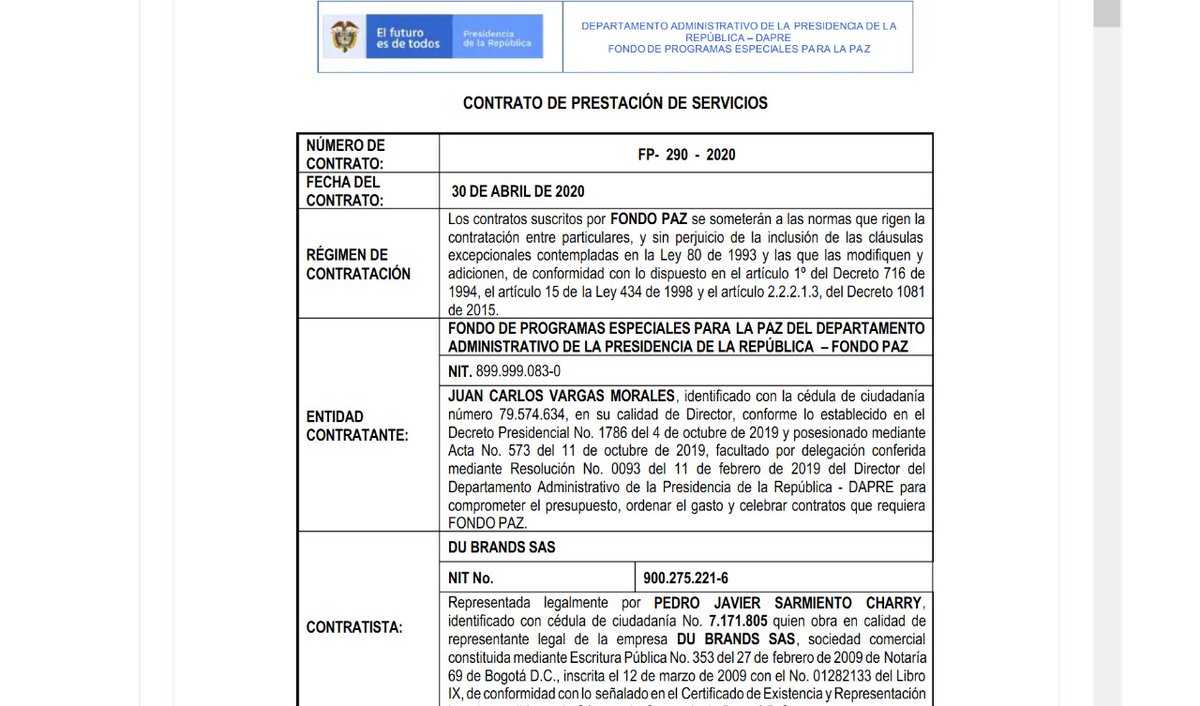 wilsonariasc's tweet photo. $3.500 millones de pesos se acaba de gastar Iván Duque en un contrato para mejorar su imagen en redes sociales.

El contrato se lo dio a la empresa que hizo parte de su campaña; el supervisor será Hassan. 

Estrenó camionetas y ahora quiere lucir más en redes
#DerrochesEnPandemia https://t.co/z0XTf2mEZF