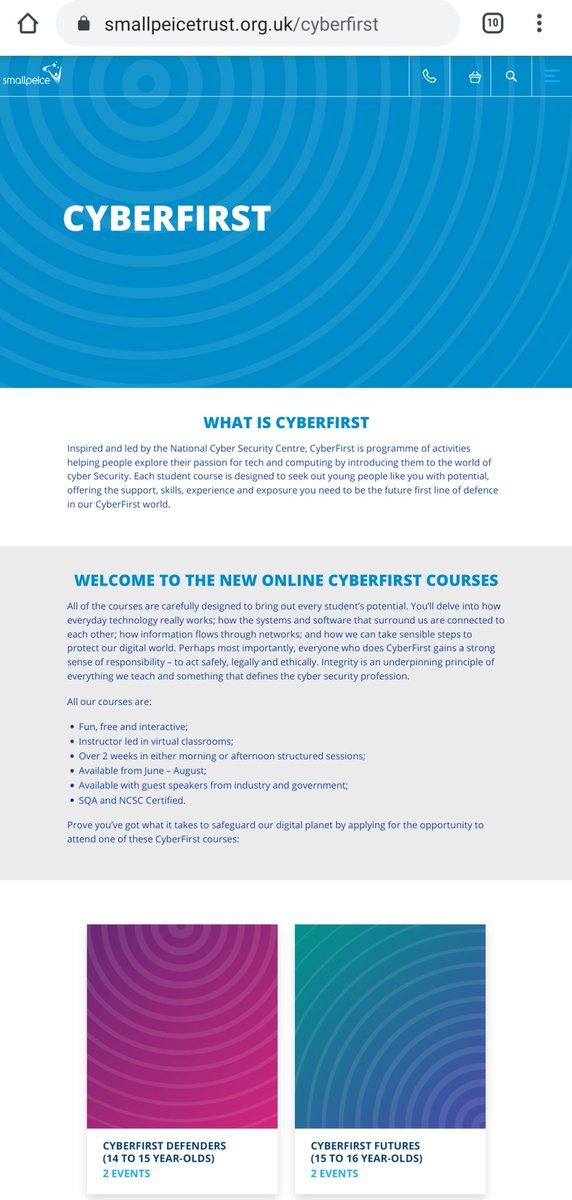 LHSComputing's tweet image. Anyone interested in an exciting career in Cyber Security should really start developing their skills now. Here's a couple of really good, free, links for you to visit. Let me know how you get on.