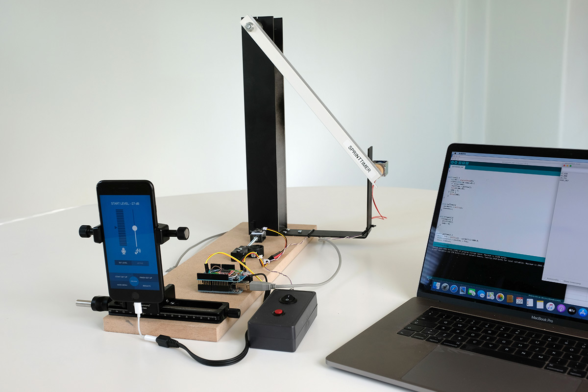 Since there are no races to time right now I spent the last couple of weeks building a rig to test SprintTimer accuracy:
appmaker.se/sprinttimer-ac…