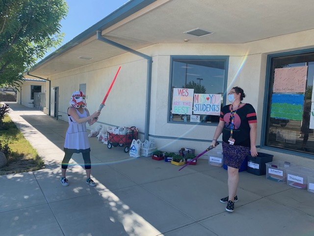 wes_elementary's tweet photo. May the 4th be with you continued!  Don't forget to drop-off and pick-up TK, K, and 1st Grade packets today and tomorrow (5/5) from 8:30AM-9:30AM and 12:00PM-1:00PM. https://t.co/XhOZPxvy7v