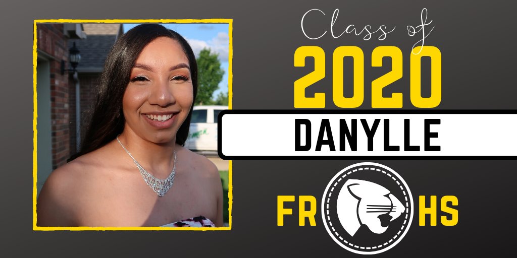 Danylle Martinez, daughter of Brandi Anderson and Dominic Martinez, will attend Tarrant County College after graduation. Danylle is part of the FRHS Dive and Swim team.

#CelebratingOurSeniors #ItsBetterAtTheRidge #KISDPantherPride #KISDGrad20