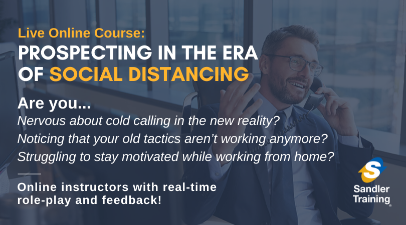 SandlerAustinMS's tweet photo. Learn to avoid hang-ups, reach decision-makers and engage prospects using Sandler's proven no-pressure prospecting format. https://t.co/Vo4nhzcQp2 https://t.co/NWeGlK2dXj