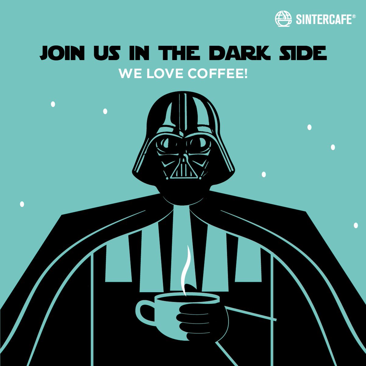 sintercafe_cr's tweet photo. Coffee makes the force!
May the 4th be with you, enjoy it with a big cup of coffee.

#StarWars #MayThe4thBeWithYou #Coffee #DarthVader #StarWarsDay #MayThe4th #DarkSide #SpecialtyCoffee https://t.co/5GunkQ5hDY