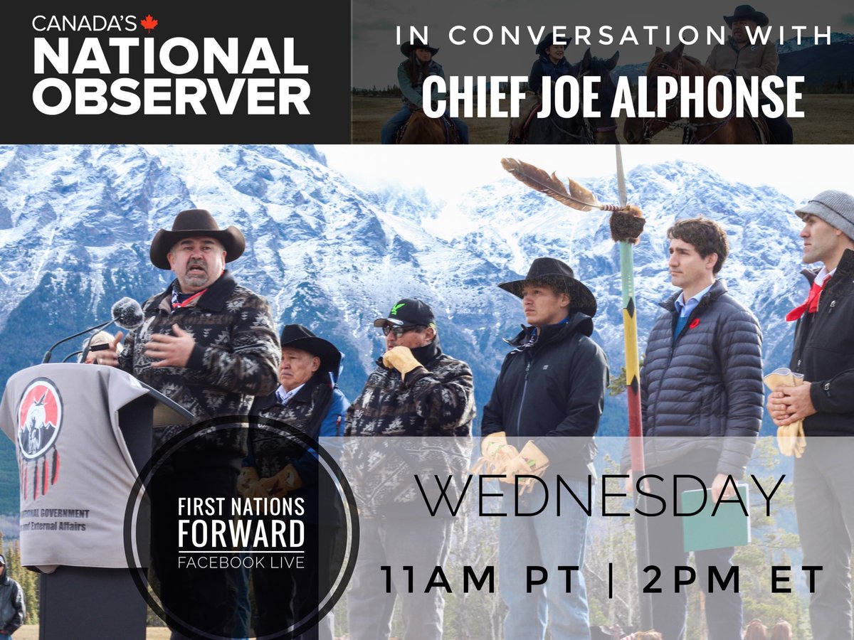 emileegilpin's tweet photo. Next up on #FirstNationsForward Facebook Live sessions : join us WEDNESDAY to hear Rueben George of Tsleil-Waututh Nation discuss 10+ year #TMX battle (10am PT) and Chief Joe Alphonse of Tsilhqot’in Nation on self-governance (11am PT). https://t.co/zL1wBI70Yi