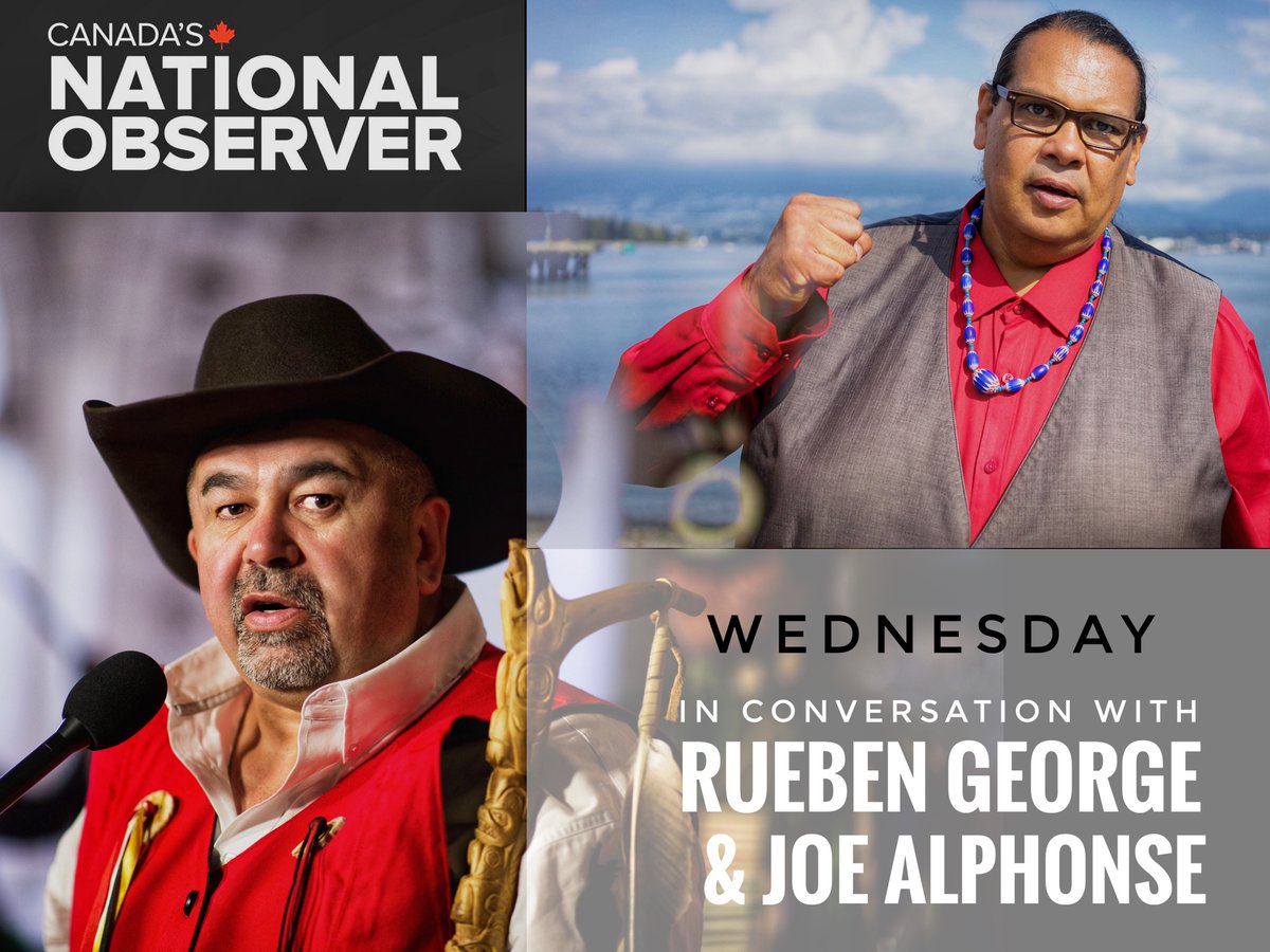 emileegilpin's tweet photo. Next up on #FirstNationsForward Facebook Live sessions : join us WEDNESDAY to hear Rueben George of Tsleil-Waututh Nation discuss 10+ year #TMX battle (10am PT) and Chief Joe Alphonse of Tsilhqot’in Nation on self-governance (11am PT). https://t.co/zL1wBI70Yi