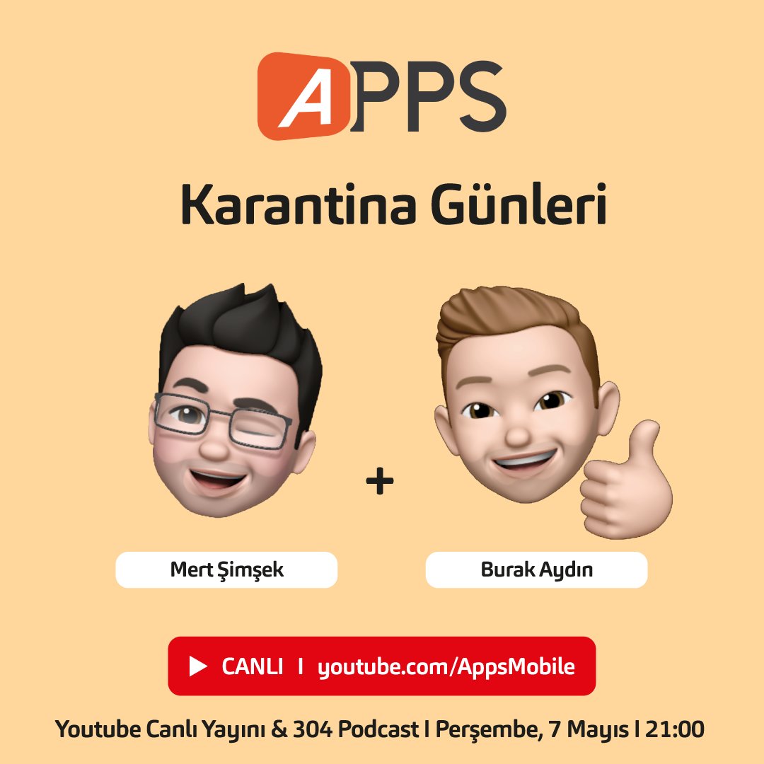 AppsComTr's tweet photo. Karantina günlerinde neler mi yaşadık? Hepsi bu perşembe saat 21:00 'da Youtube canlı yayınımızda! Hepinizi bekliyoruz, hatırlatıcı oluşturmak için 👉https://t.co/UC7iTQ2aPe #appscomtr #appsmobilegamestudio https://t.co/BmZJJONFf9