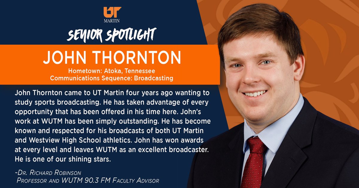 Senior Spotlight: JOHN THORNTON