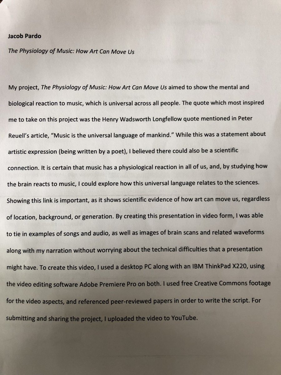 RegisCollegeFAC's tweet photo. Next up in our online exhibit, Convergence: Storytelling through the Arts and Sciences, is a piece by student Jacob Prado, "How Art Can Move Us: Exploring the Physiological Reaction to Music." Check out the video here:

https://t.co/7pQAcN6OyP https://t.co/JntrbWKqQX