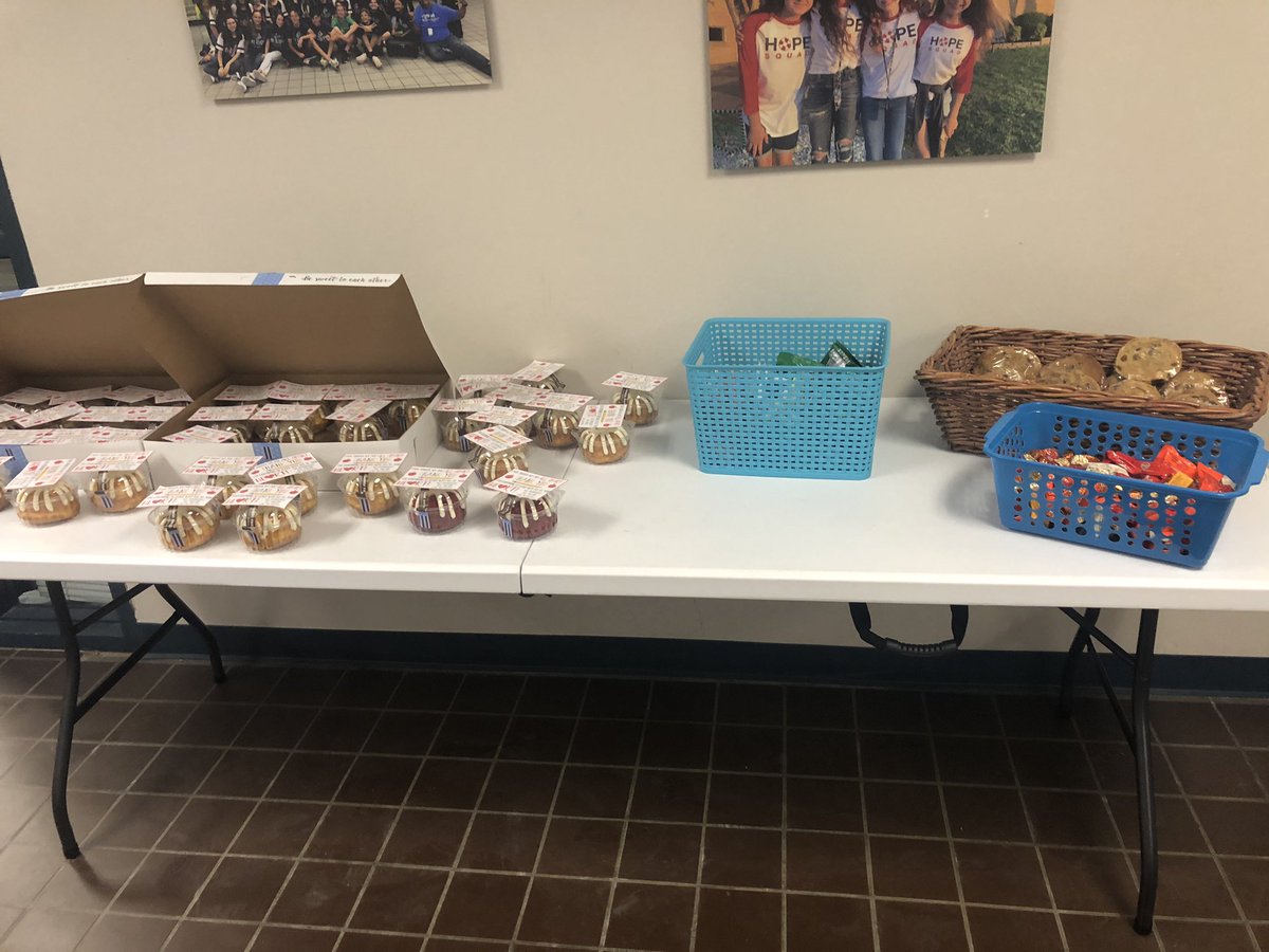 TenchTheTeach's tweet photo. Thank you so much for the sweet treats today! @CmsColts @cmscoltspta https://t.co/LDshZVTyQ7