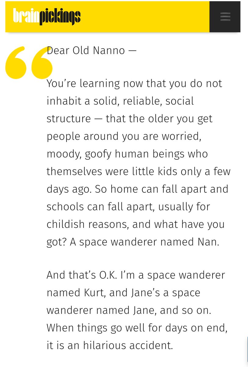 sarahkendzior's tweet photo. Kurt Vonnegut's 1971 letter to his daughter on lost years... https://t.co/VNSUSJejHr