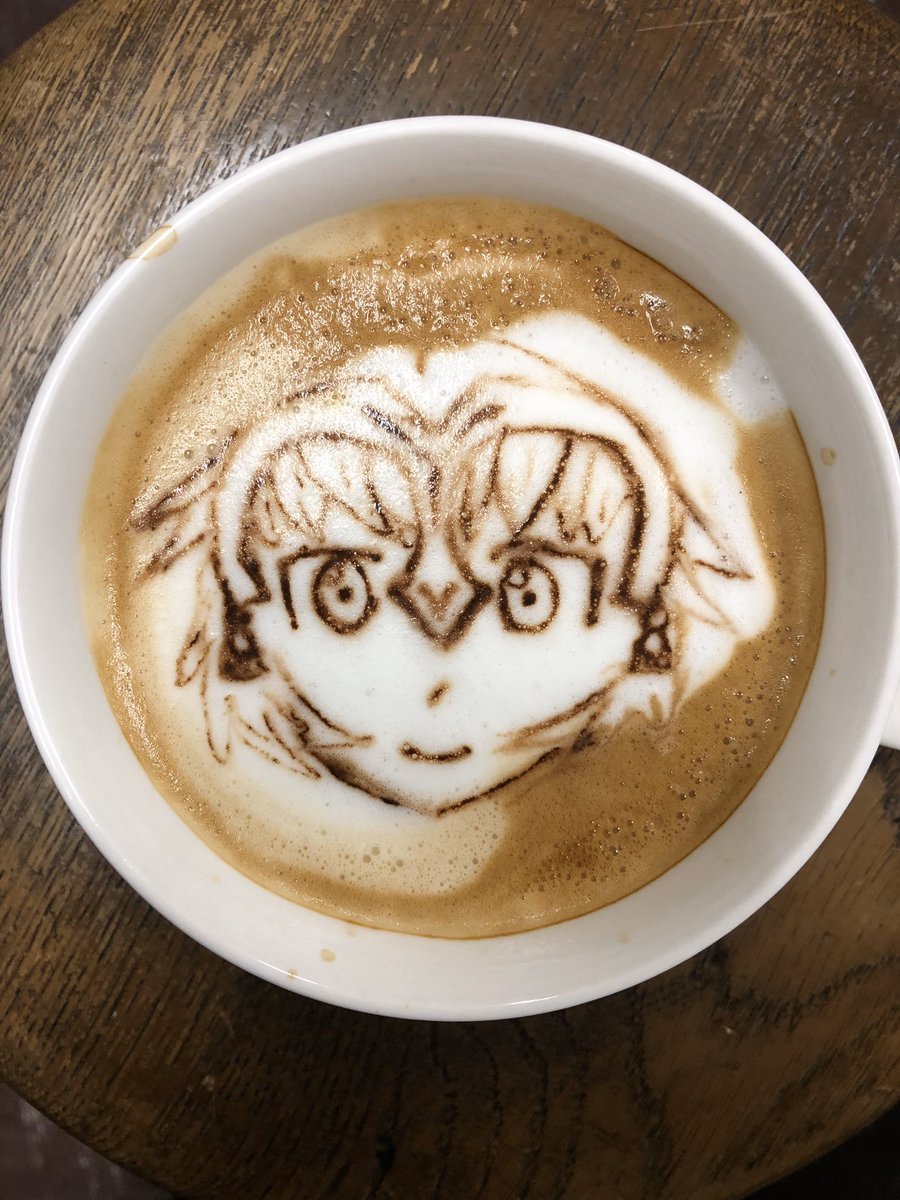 Sgt_Multicam's tweet photo. これはンヌのラテアート https://t.co/MsNq9Z7lSD
