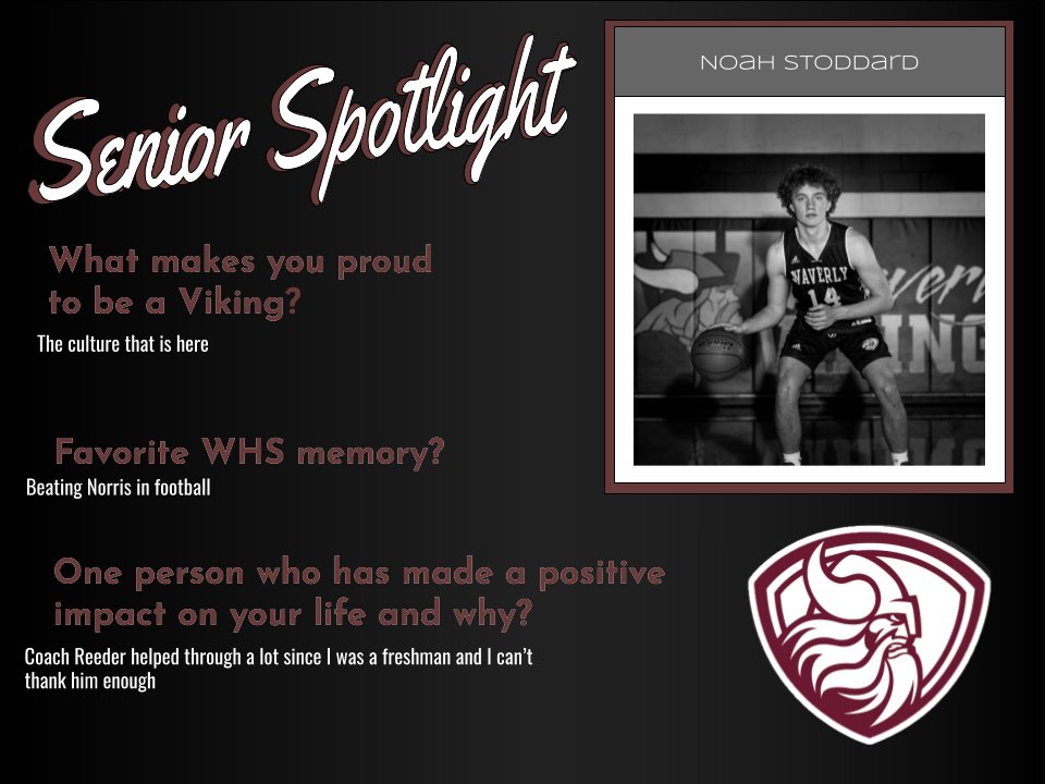 Thank you to our seniors! Spotlights continued... #thevikelife