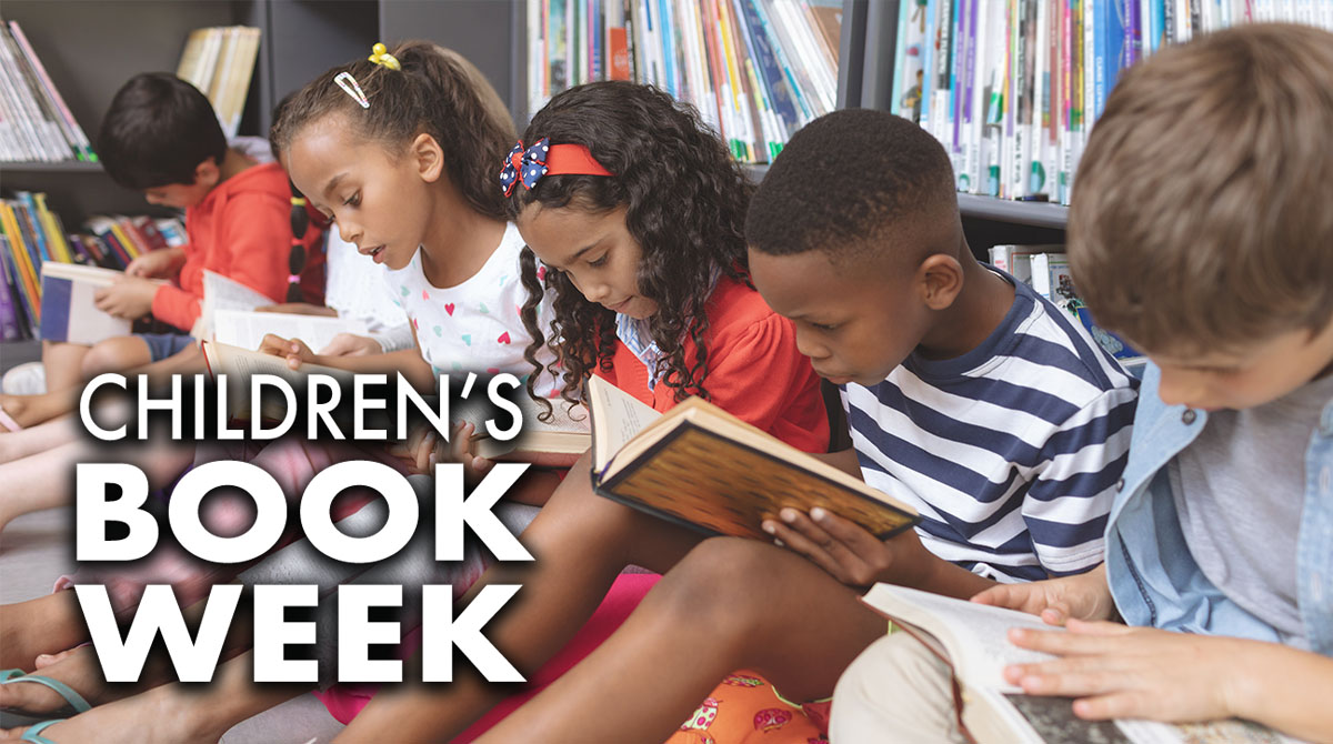PWCSNews's tweet photo. It's Children's Book Week May 4-10. To celebrate, we will be sharing videos of staff reading children's books. Be on the lookout for "Bear Says Thanks," "The Magician's Hat," and "Potato Pants." Thank you to the authors for allowing us to post! #PWCSReads https://t.co/NrA5V5mjGp