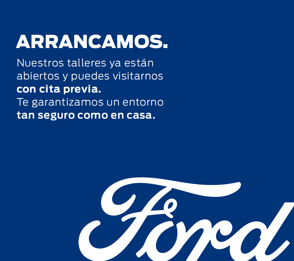 FordSpain's tweet photo. ¡Nuestros talleres 🚙 ya están operativos en un entorno que garantiza tu máxima seguridad! 🧑‍🔧Solicita ya tu cita previa en el 900 80 70 90 para venir a visitarnos o si lo prefieres, disfruta de nuestros servicios únicos sin moverte de casa 📱🏡 #FordSiempreContigo https://t.co/bJOtvCeZ2U