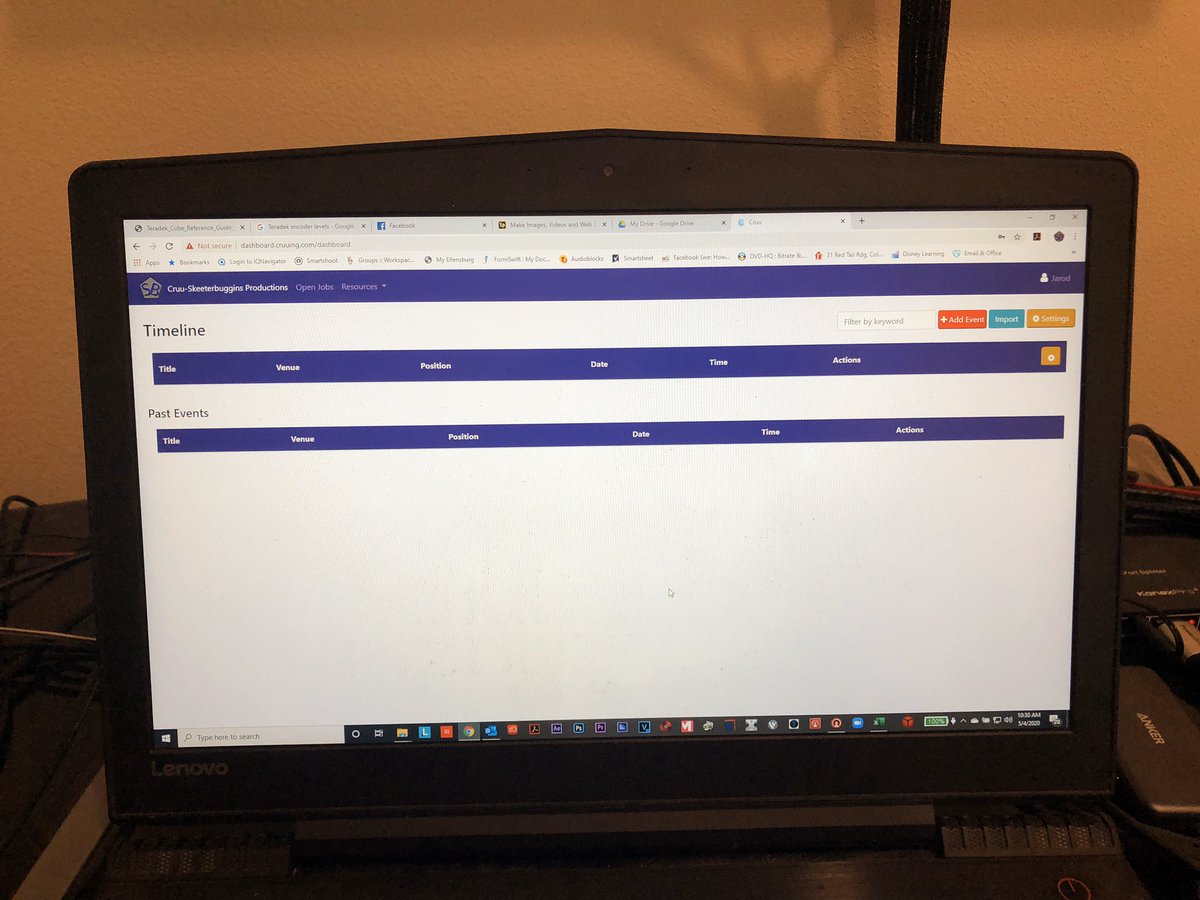 skeeterbuggins's tweet photo. The start of our beta test with Cruu, a new platform for event and crew management.  Would you like to be on our roster of peeps, let us know!  Thanks @liveTDjustin!

#tothefuture #cruu #inthistogether #newinnovations #skeeterbuggins https://t.co/ERJjai33eQ