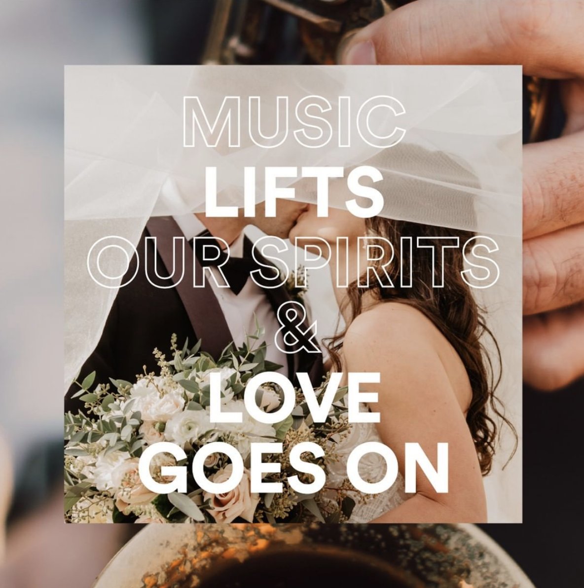 There is a lot of uncertainty right now, but one thing we know for sure is: music lifts our spirits &amp; love goes on. We're here to help you plan the event of your dreams. We will continue posting inspiration &amp; answer any questions you may have. We can't wait to celebrate again!