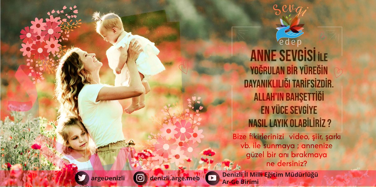 Haftanın Değeri
(1) İlimizde yürütülmekte olan EDEP  uzaktan eğitim sürecine dahil etmek adına "Haftanın Değeri" etkinliği başlatılacaktır. Her hafta <a href="/ArgeDenizli/">Denizli ARGE</a>  twitter sayfasında "Haftanın Değeri" paylaşımı yapılacaktır. 
#EvdeEDEP
<a href="/ziyaselcuk/">Ziya Selçuk</a>
<a href="/moguz15/">Mahmut OĞUZ</a> 
<a href="/ekicis20/">Süleyman EKİCİ</a>