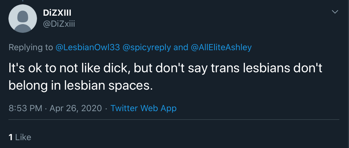 Riley J, Genital Preferences are Transphobic, Dennis. https://www.youtube.com/watch?time_continue=1&v=k5GYlZKfBmI&feature=emb_logo